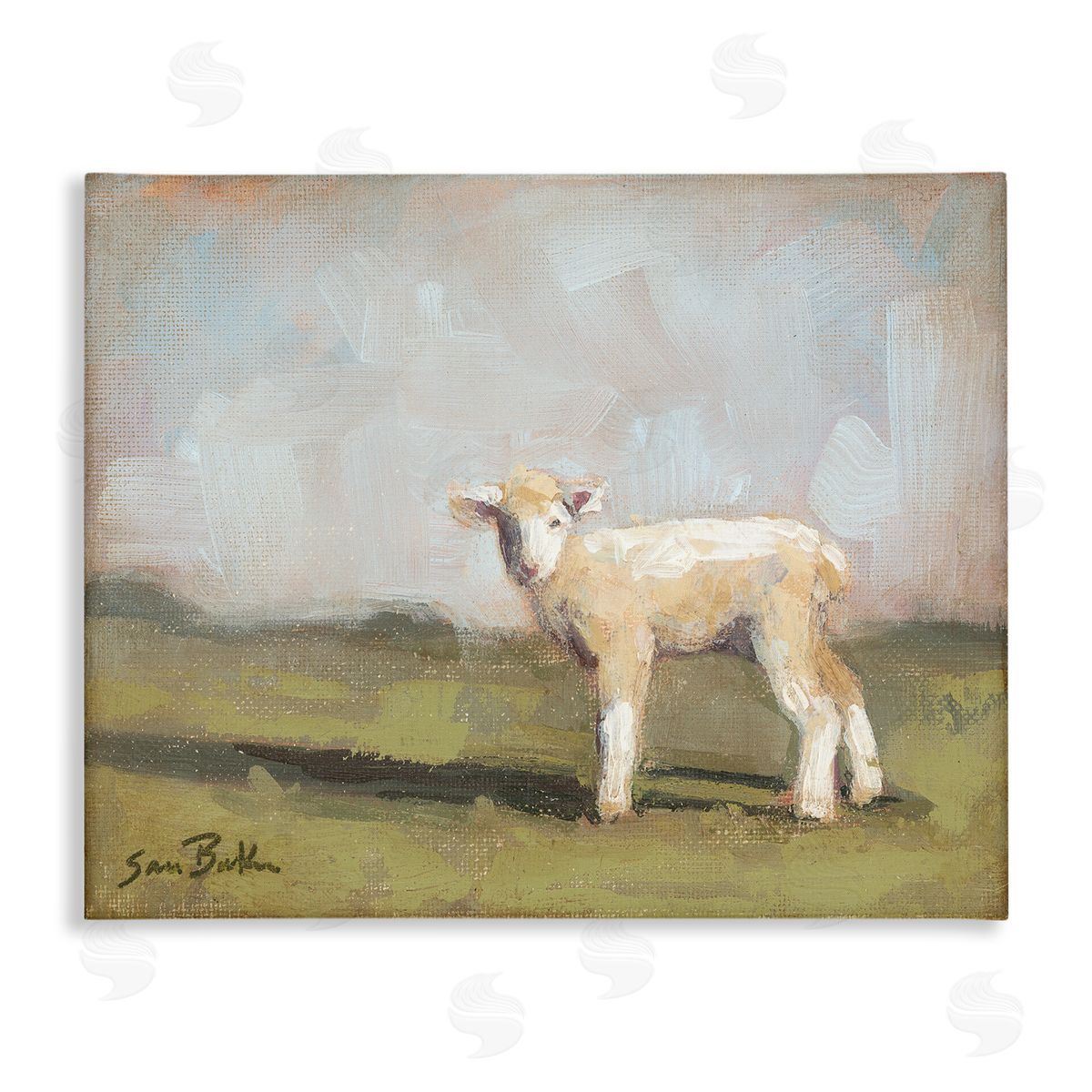 Sara Baker Baby Lamb Farmland Animal