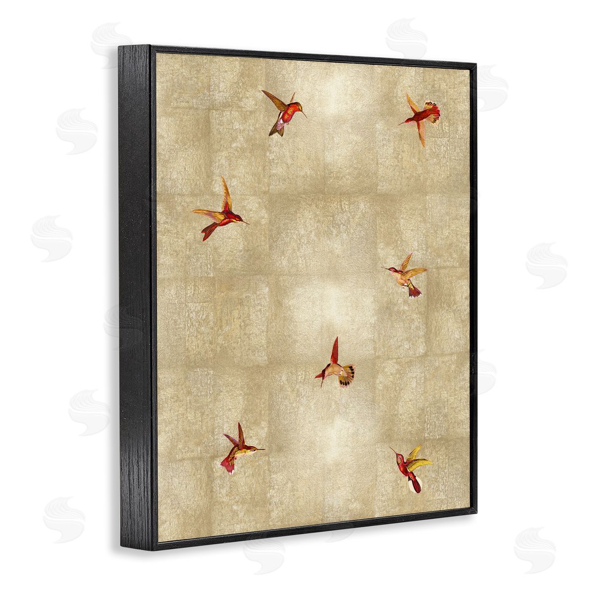 Tina Blakely Red Hummingbirds Flying Pattern