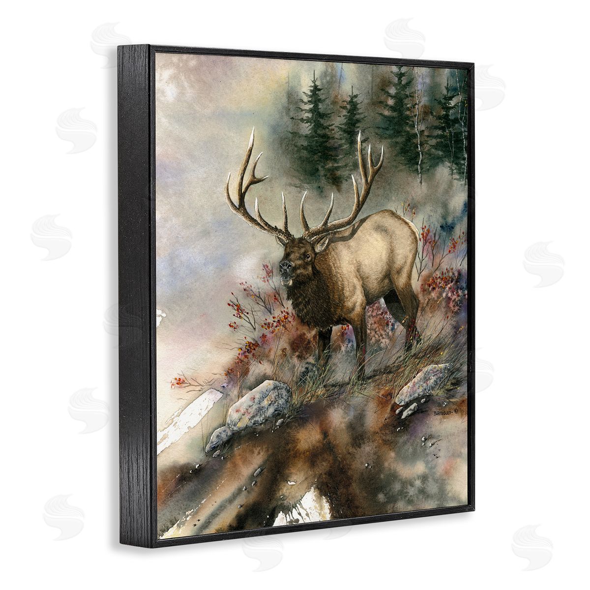 Dave Bartholet Elk Woodland Slope Clearing