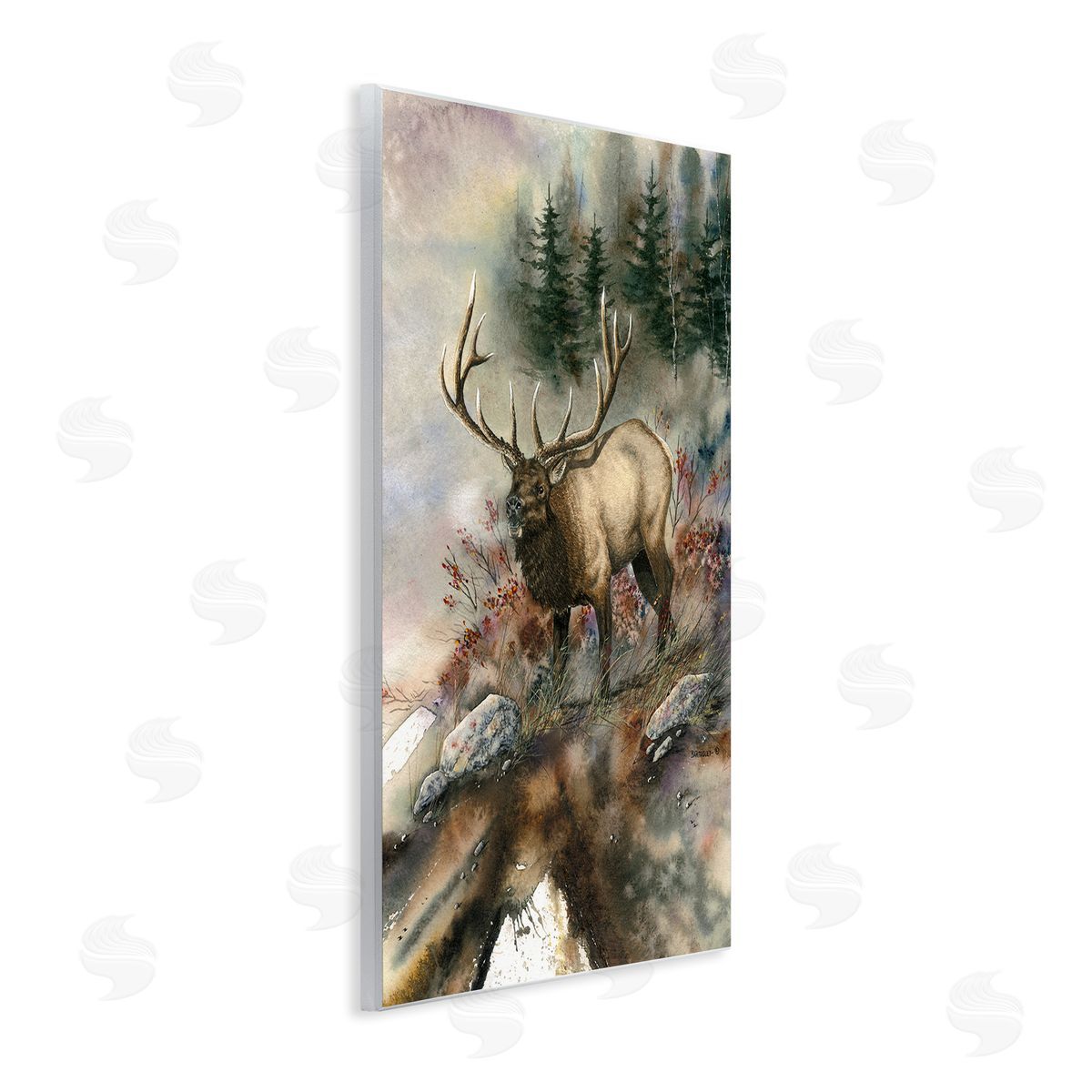 Dave Bartholet Elk Woodland Slope Clearing