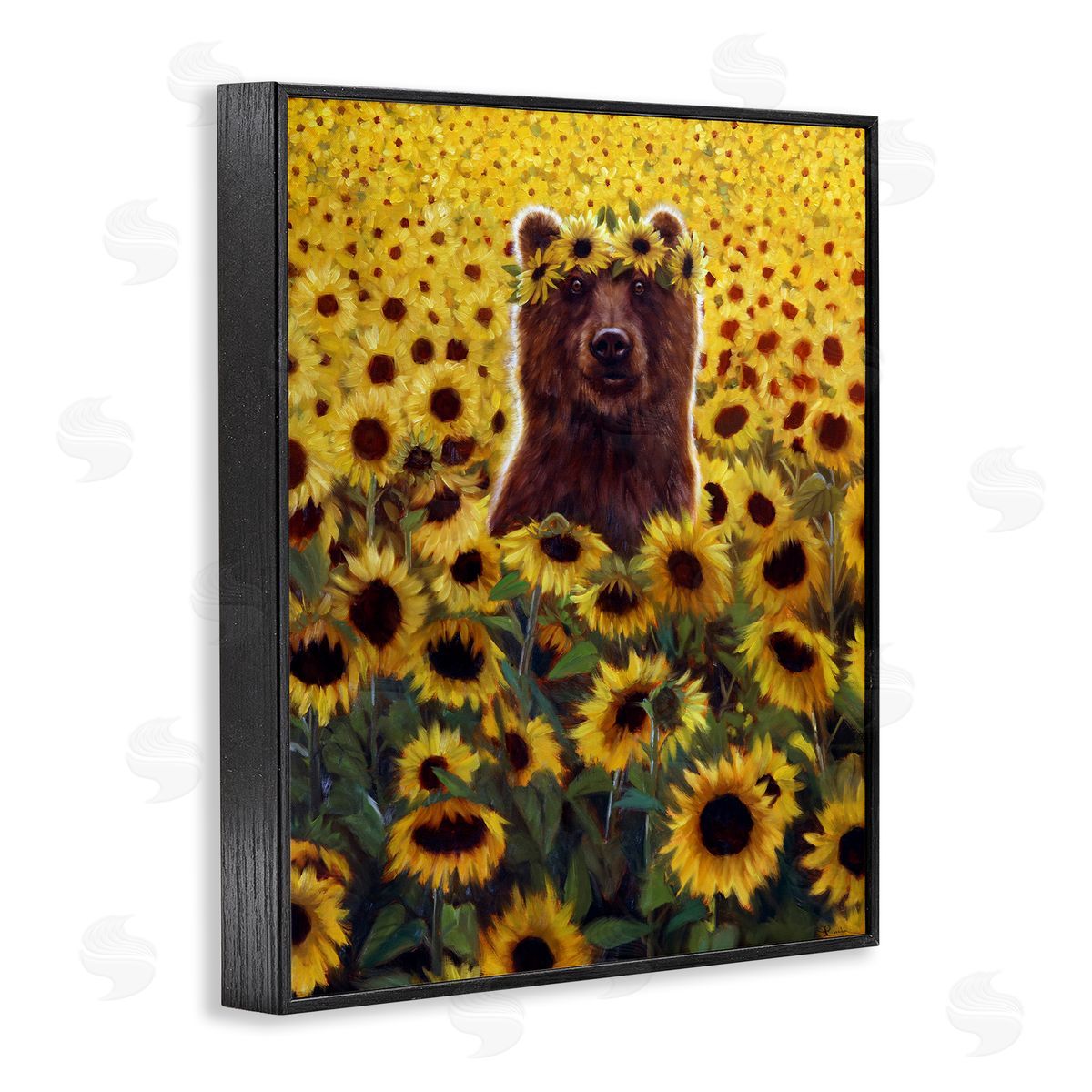 Lucia Heffe_sidernan Happy Bear Sunflower Field