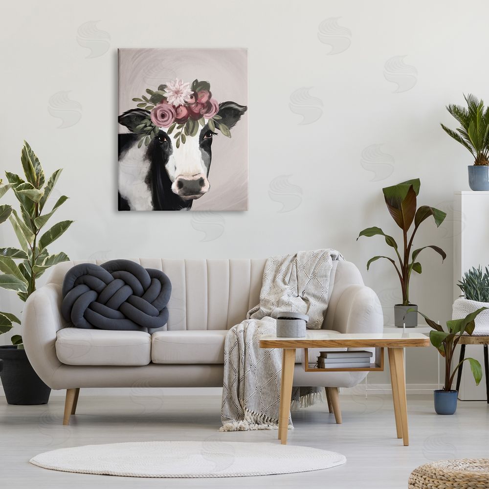 Jo Taylor Floral Farm Cow Pink Blooms