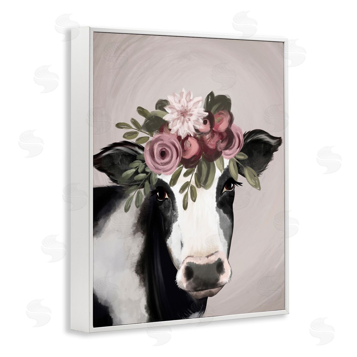 Jo Taylor Floral Farm Cow Pink Blooms