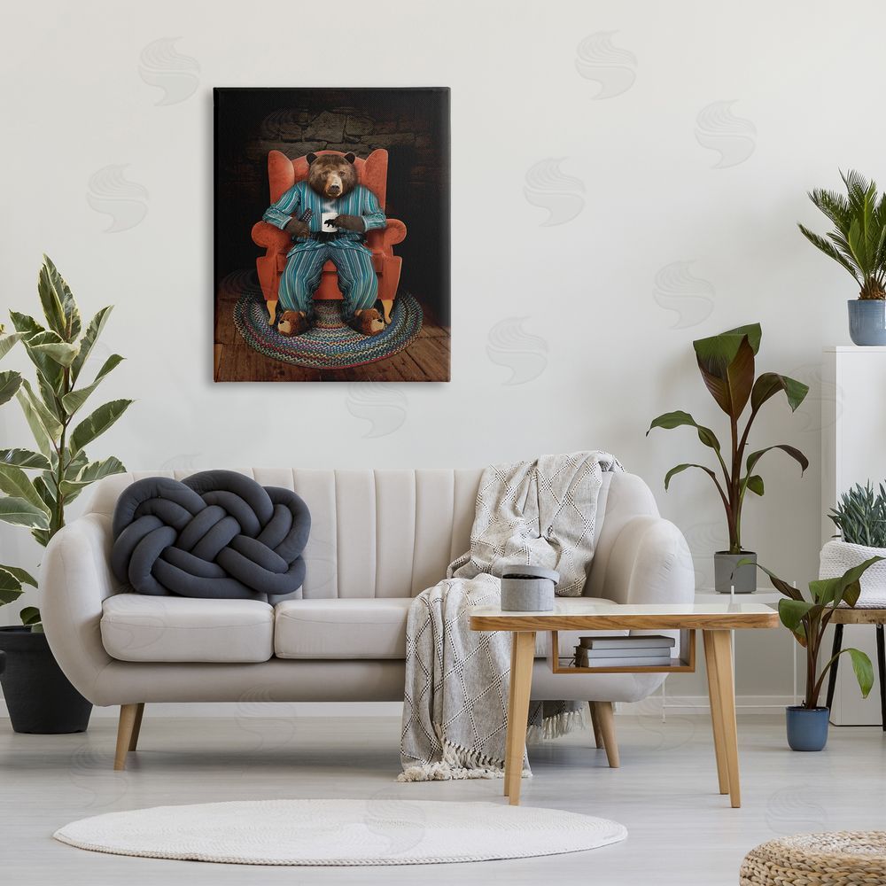 John Hovenstine Bed Time Bear Relaxing Portrait