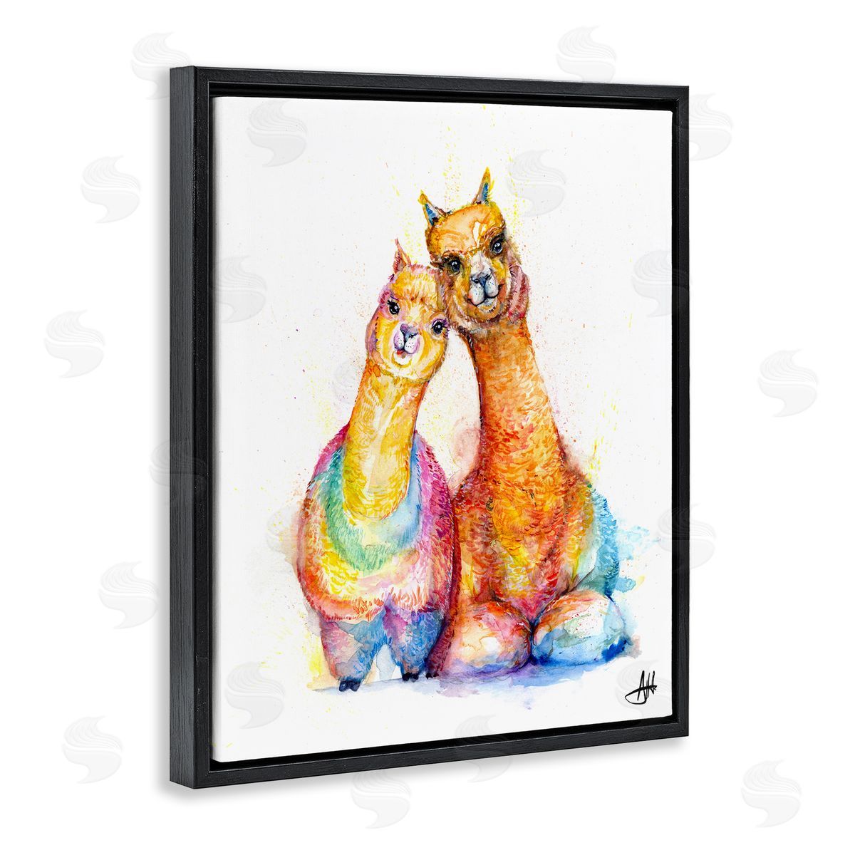 Marc Allante Smiling Alpacas Rainbow Animals