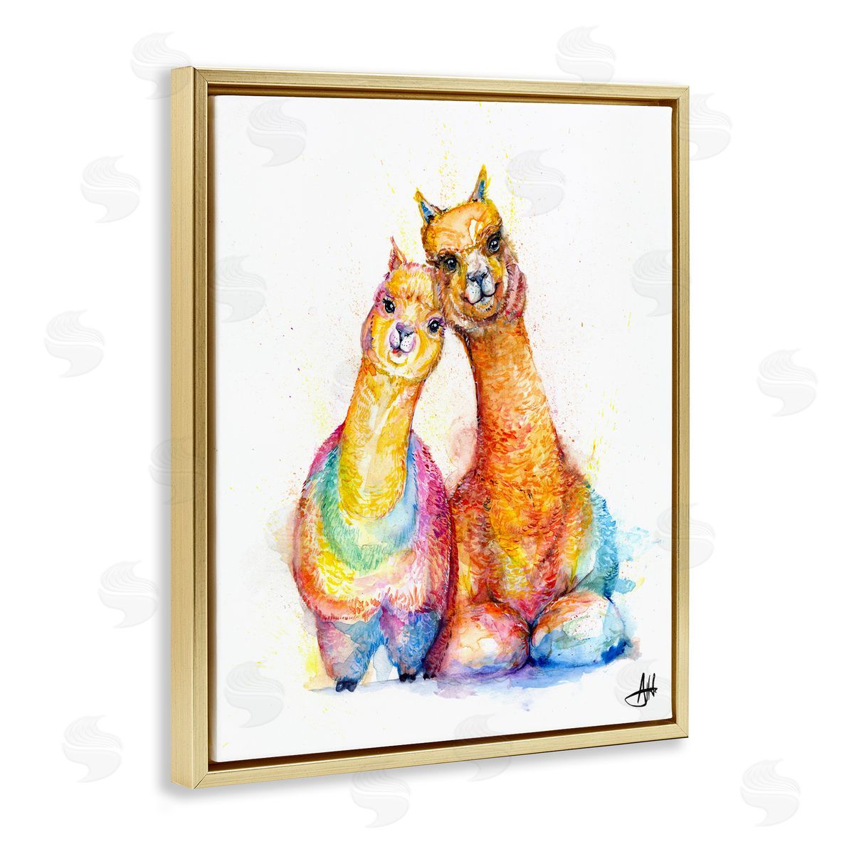 Marc Allante Smiling Alpacas Rainbow Animals