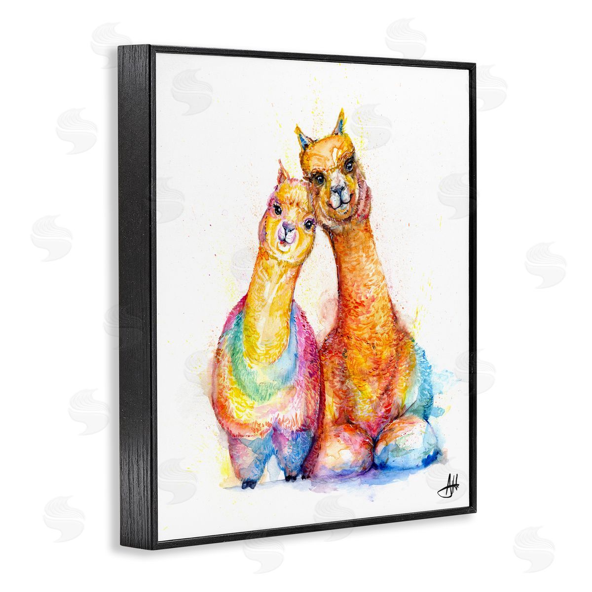 Marc Allante Smiling Alpacas Rainbow Animals