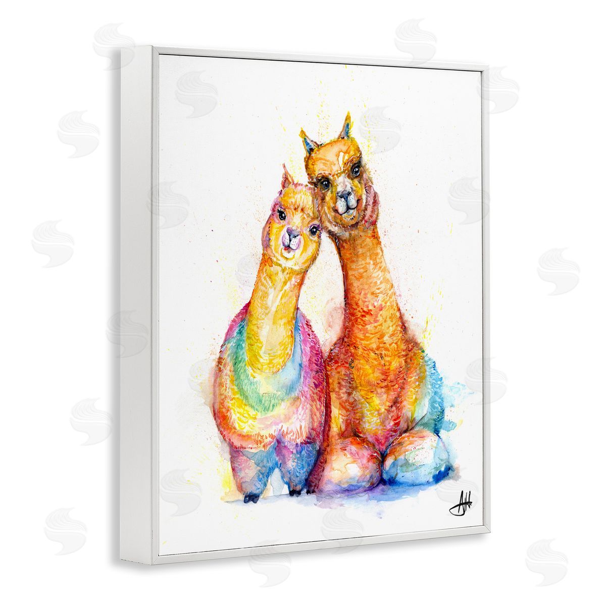 Marc Allante Smiling Alpacas Rainbow Animals