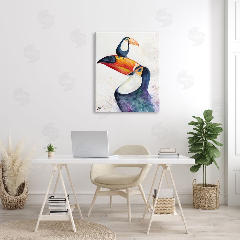 Marc Allante Toucan Baby & Mother Perched
