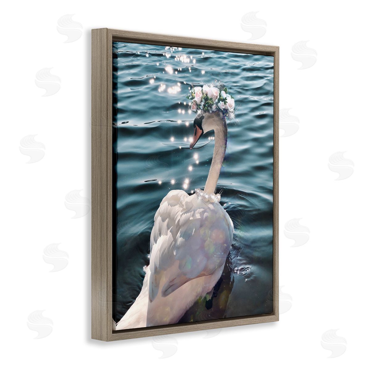 Ziwei Li Flower Crown Swan Lake Ripples