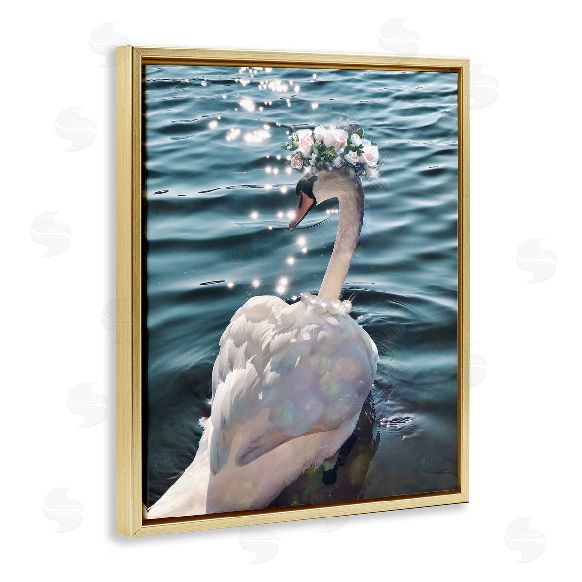 Ziwei Li Flower Crown Swan Lake Ripples