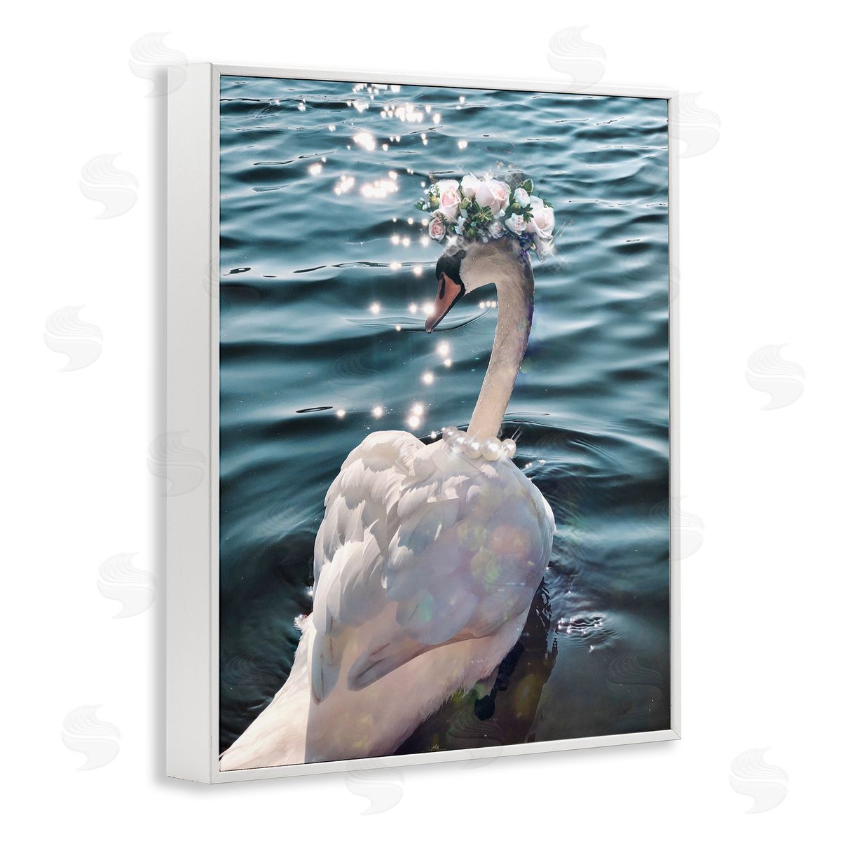 Ziwei Li Flower Crown Swan Lake Ripples