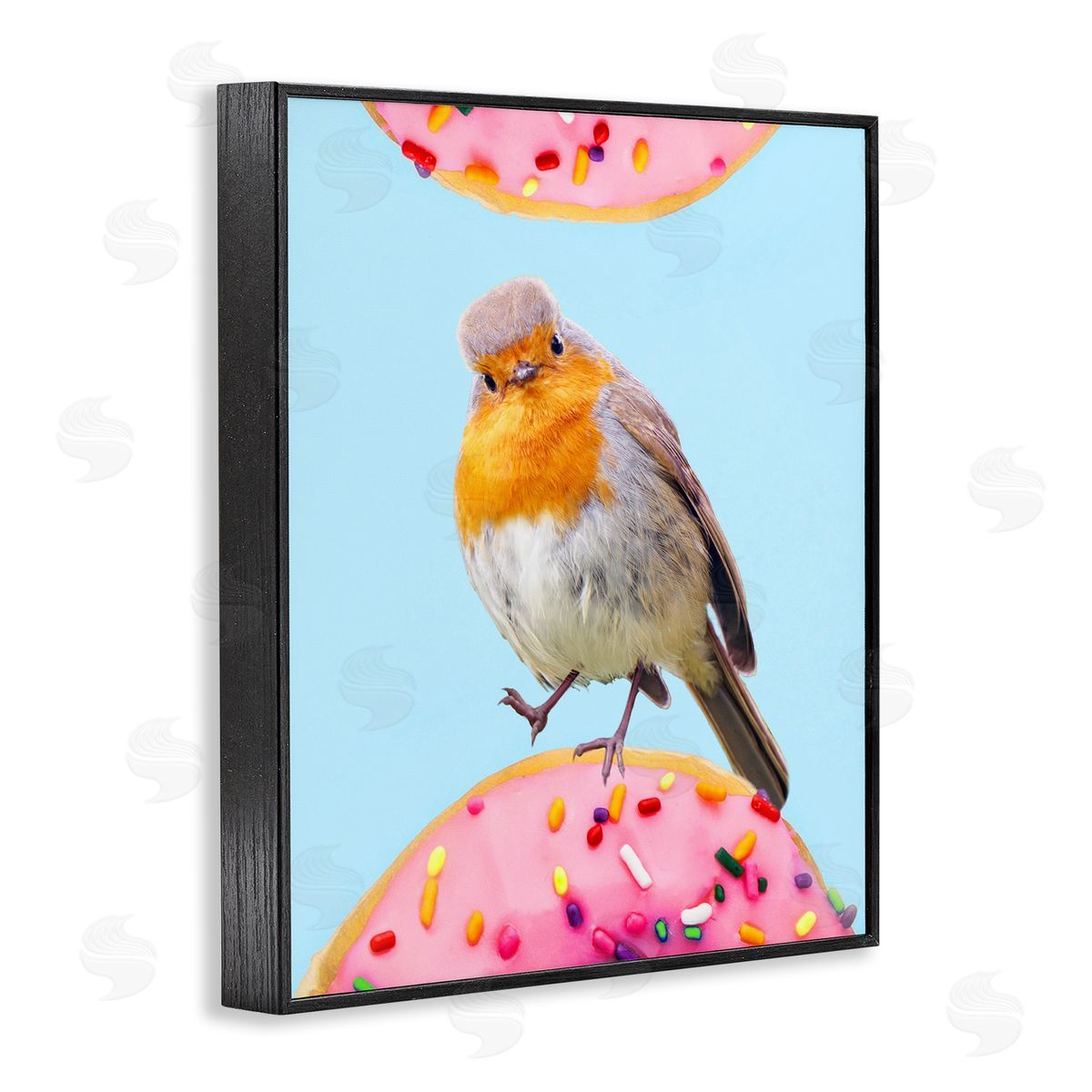 Ziwei Li Bird Perched Sprinkled Donut