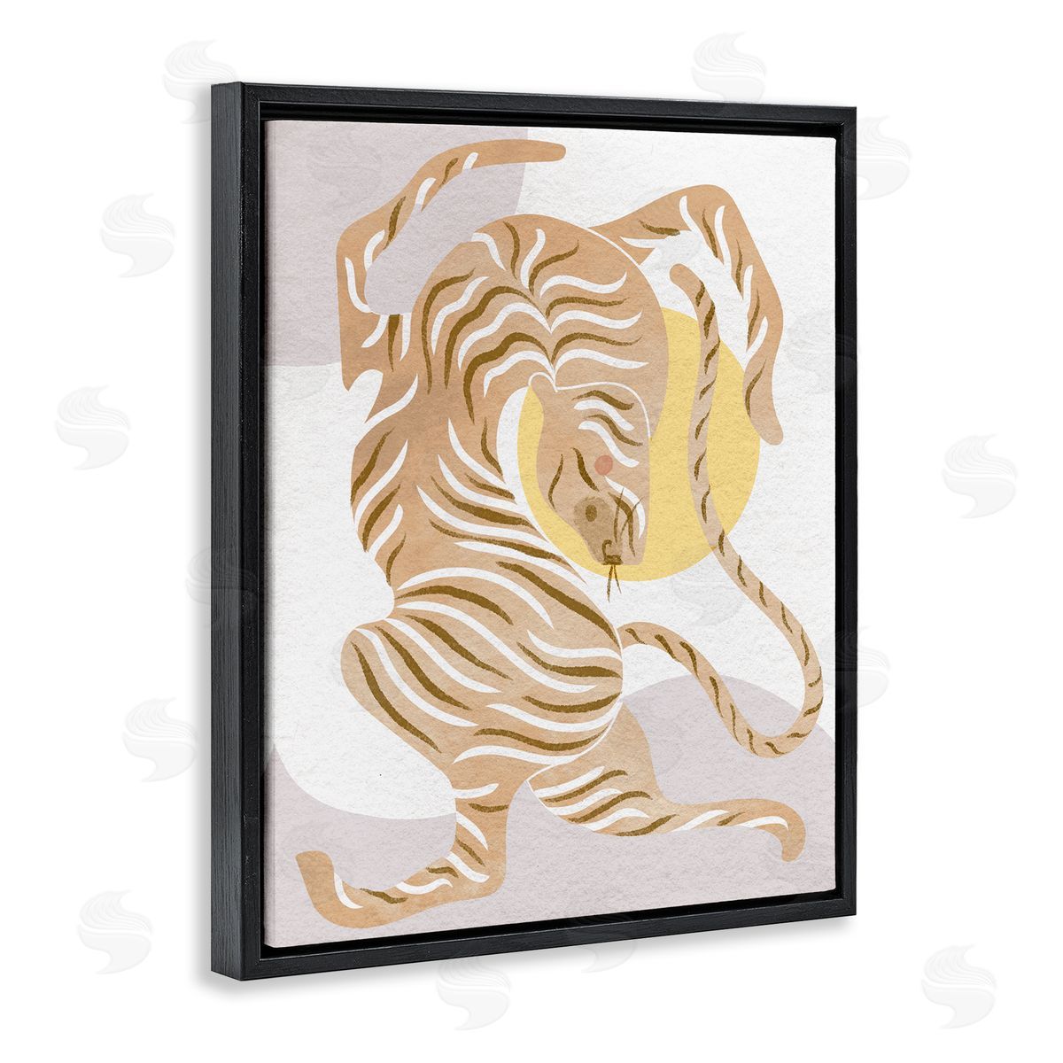 Stupell Studio Geometric Tiger Stripes Shapes