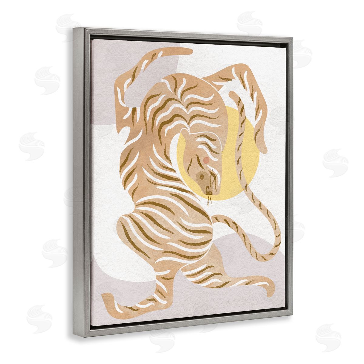 Stupell Studio Geometric Tiger Stripes Shapes