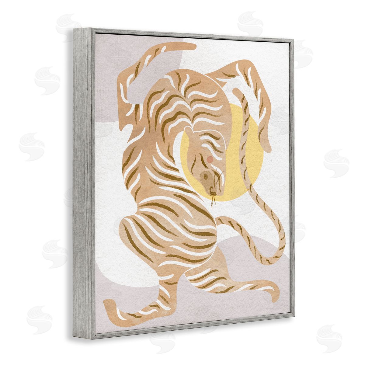 Stupell Studio Geometric Tiger Stripes Shapes
