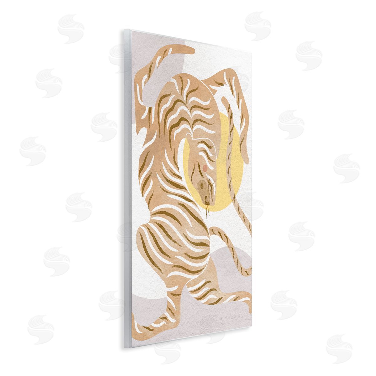Stupell Studio Geometric Tiger Stripes Shapes