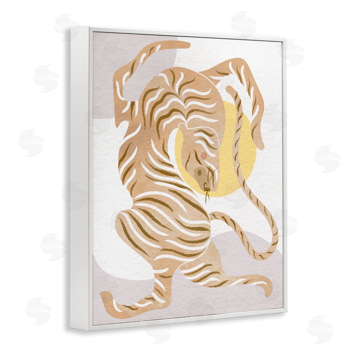 Stupell Studio Geometric Tiger Stripes Shapes