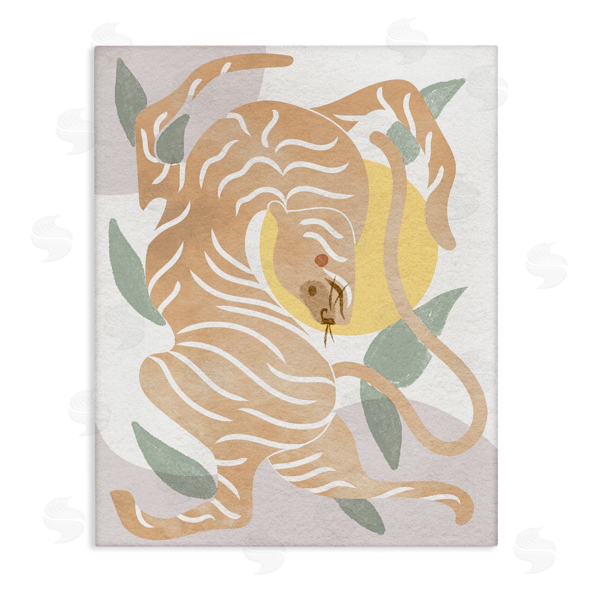 Stupell Studio Abstract Tiger Geometric Pattern