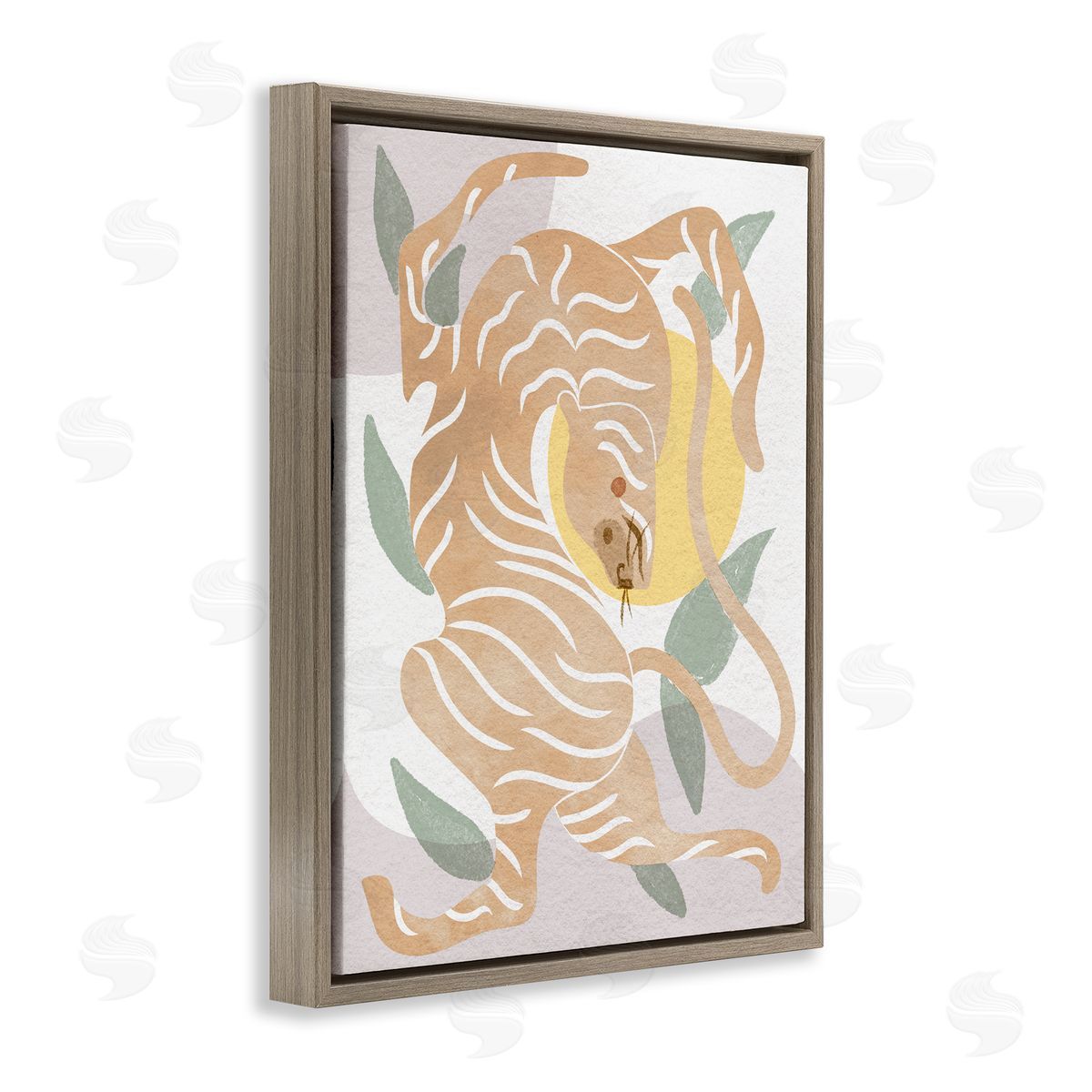 Stupell Studio Abstract Tiger Geometric Pattern