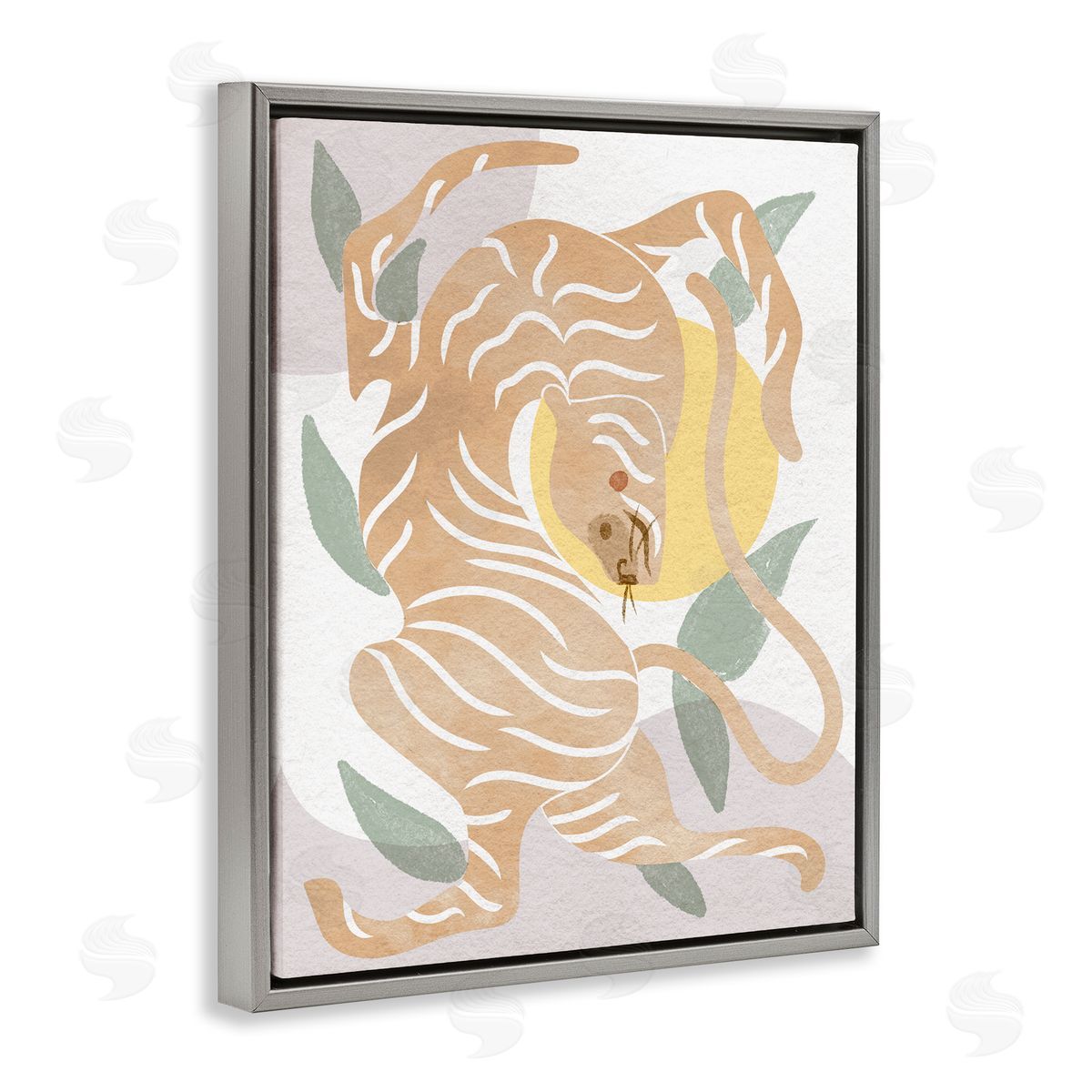 Stupell Studio Abstract Tiger Geometric Pattern