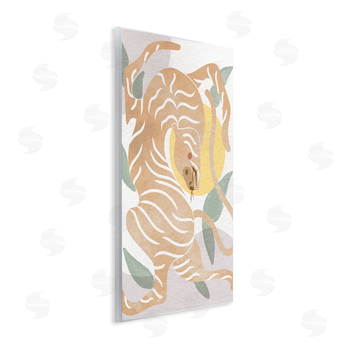 Stupell Studio Abstract Tiger Geometric Pattern