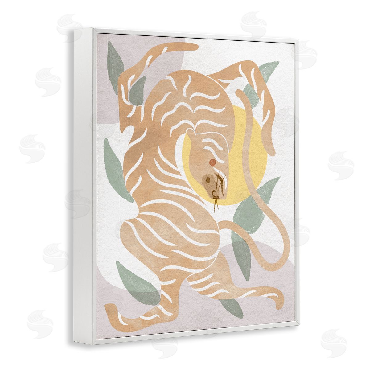 Stupell Studio Abstract Tiger Geometric Pattern