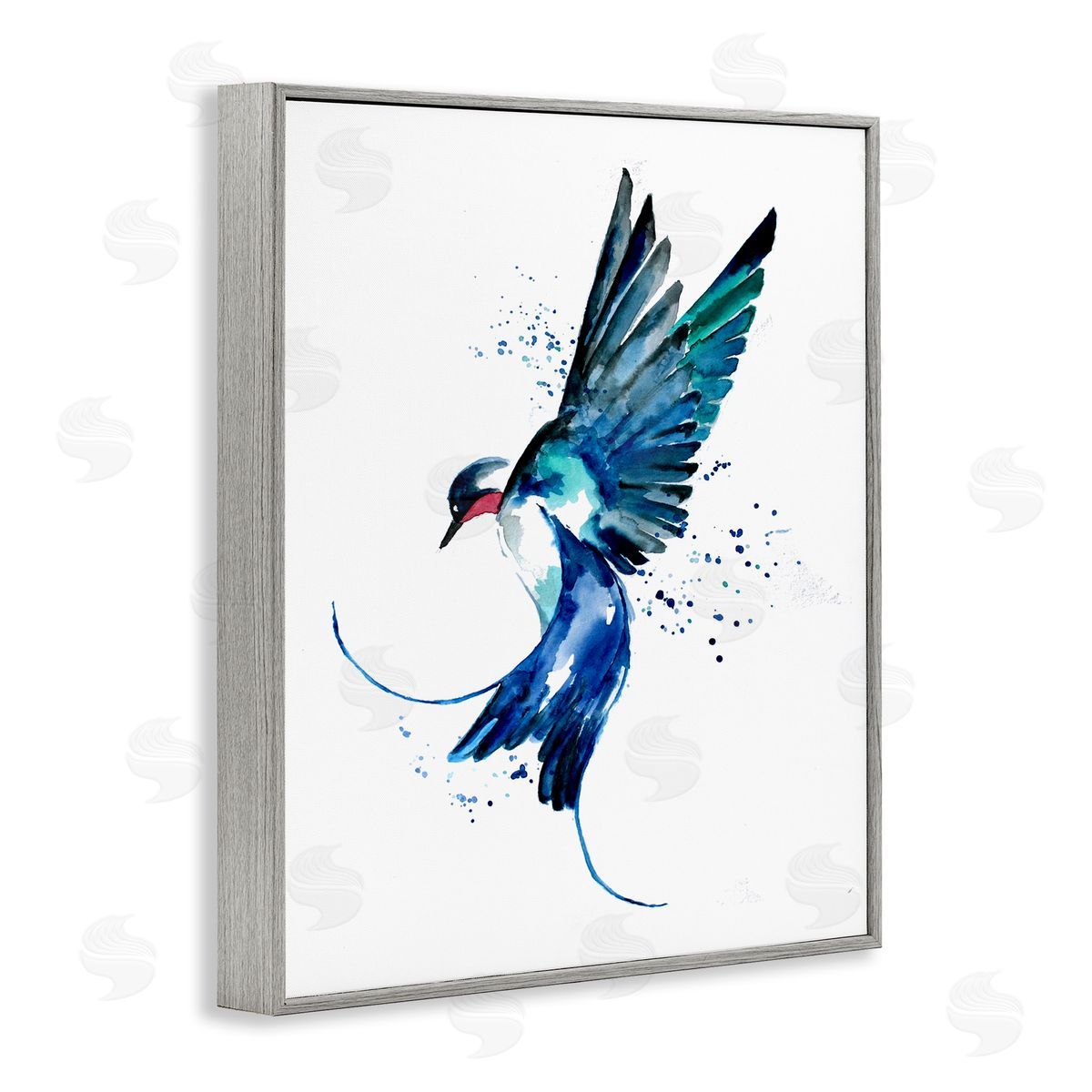 Sebastian Grafmann Blue Bird Flying Wings