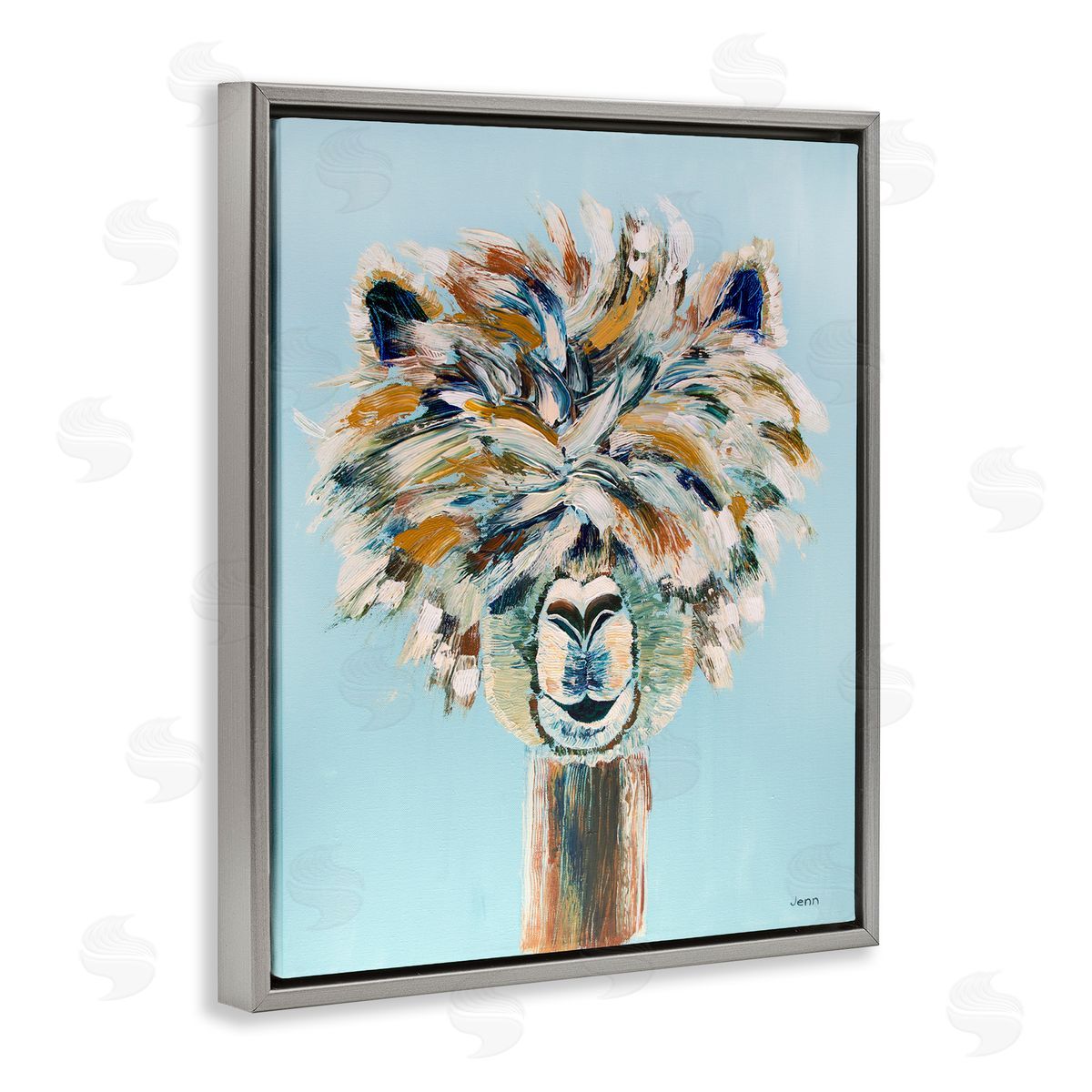 Jen Seeley Fluffy Alpaca Happy Animal