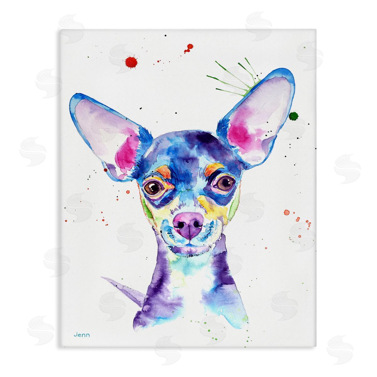 Jen Seeley Happy Chihuahua Casual Composition