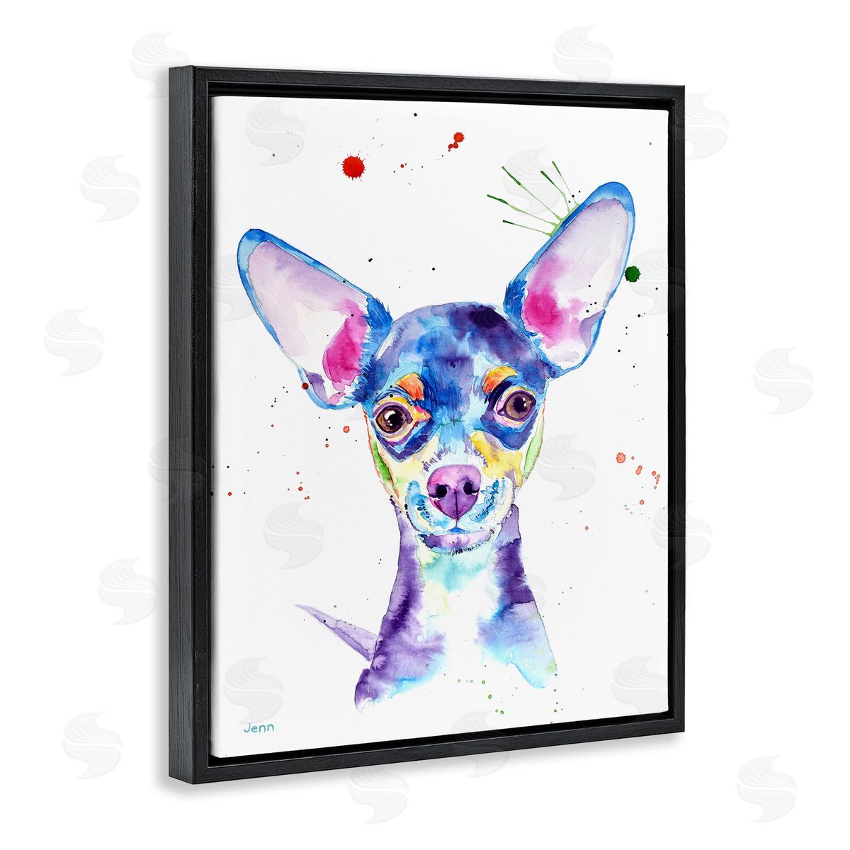 Jen Seeley Happy Chihuahua Casual Composition