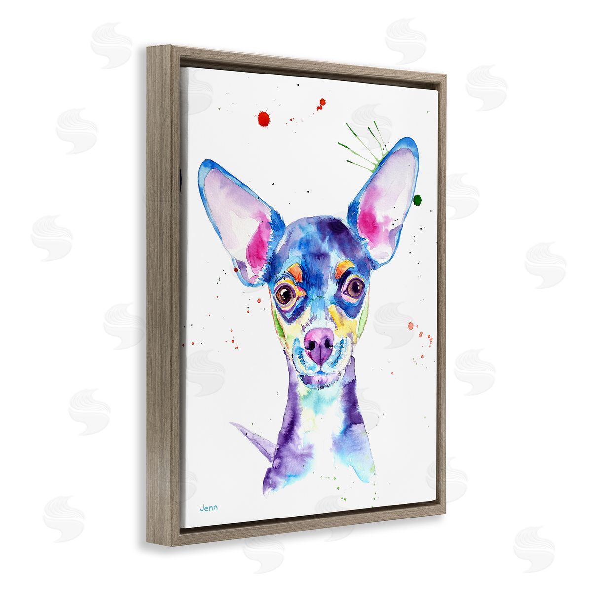 Jen Seeley Happy Chihuahua Casual Composition