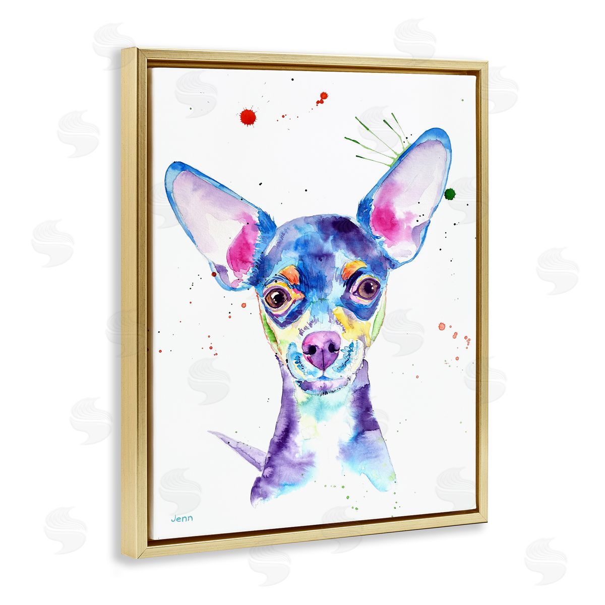 Jen Seeley Happy Chihuahua Casual Composition