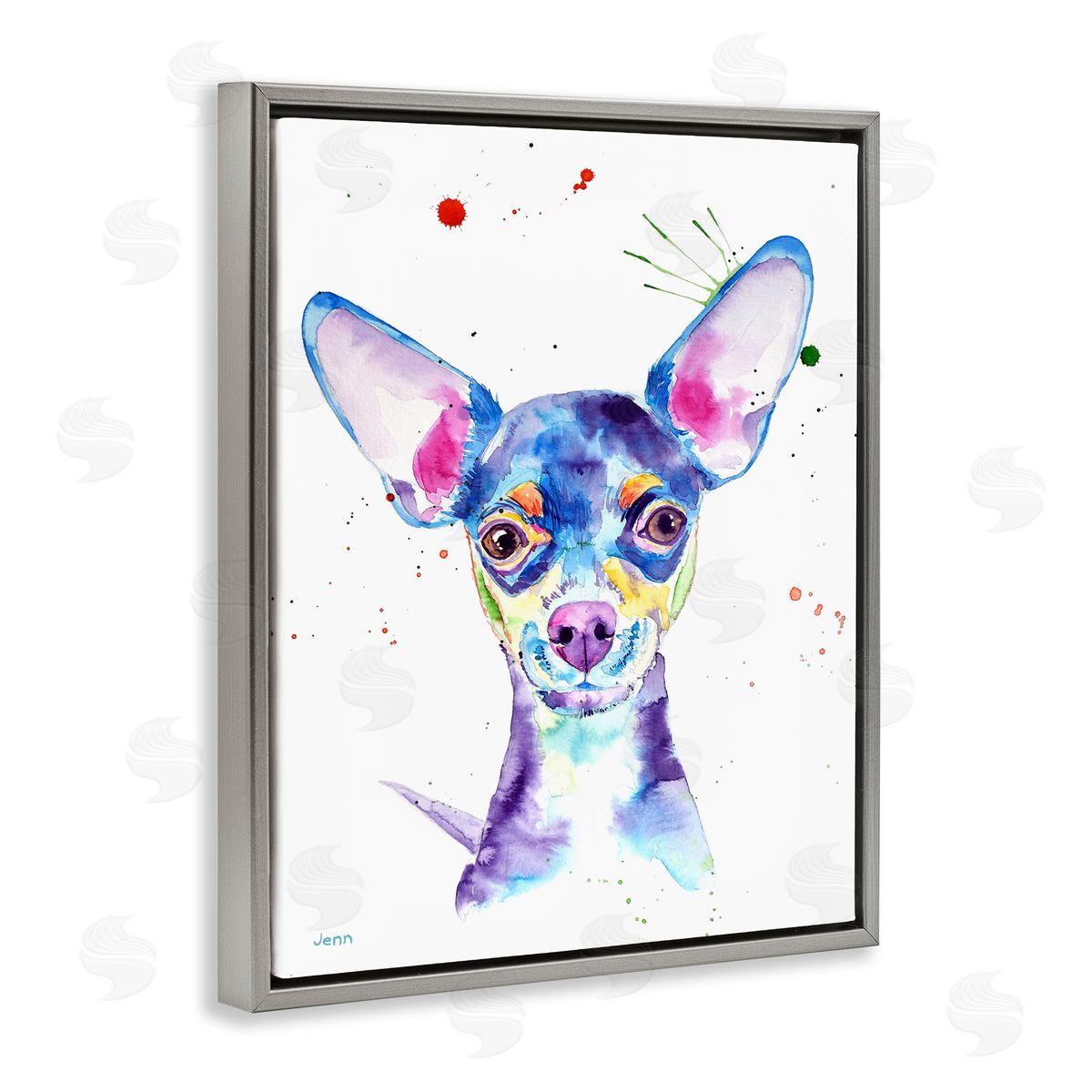 Jen Seeley Happy Chihuahua Casual Composition