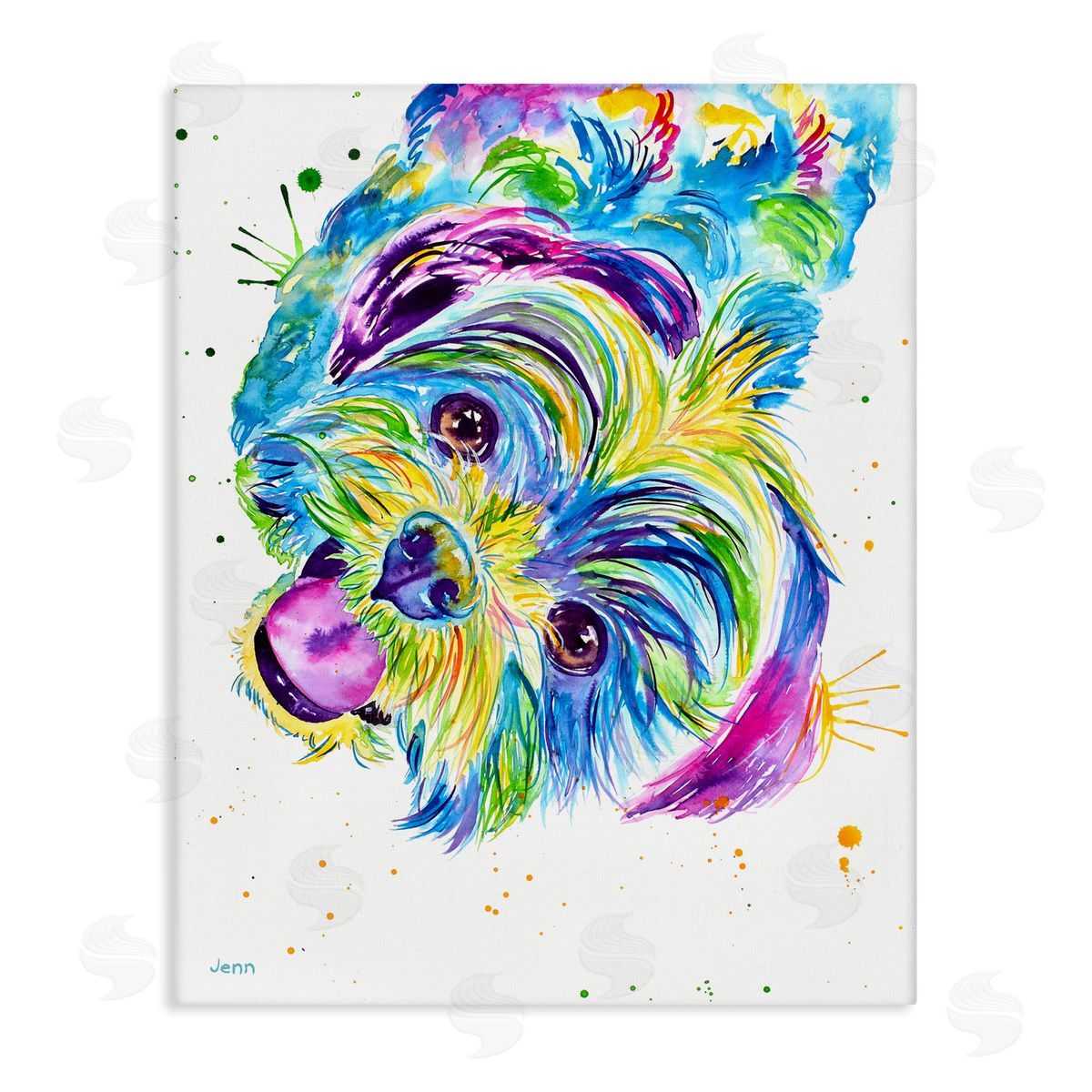 Jen Seeley Fun Vivid Shihtzu Puppy