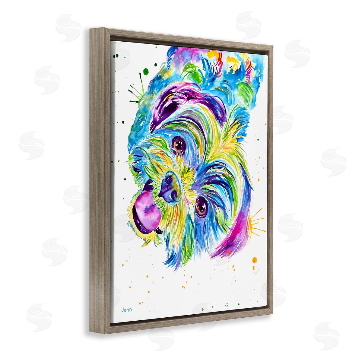 Jen Seeley Fun Vivid Shihtzu Puppy