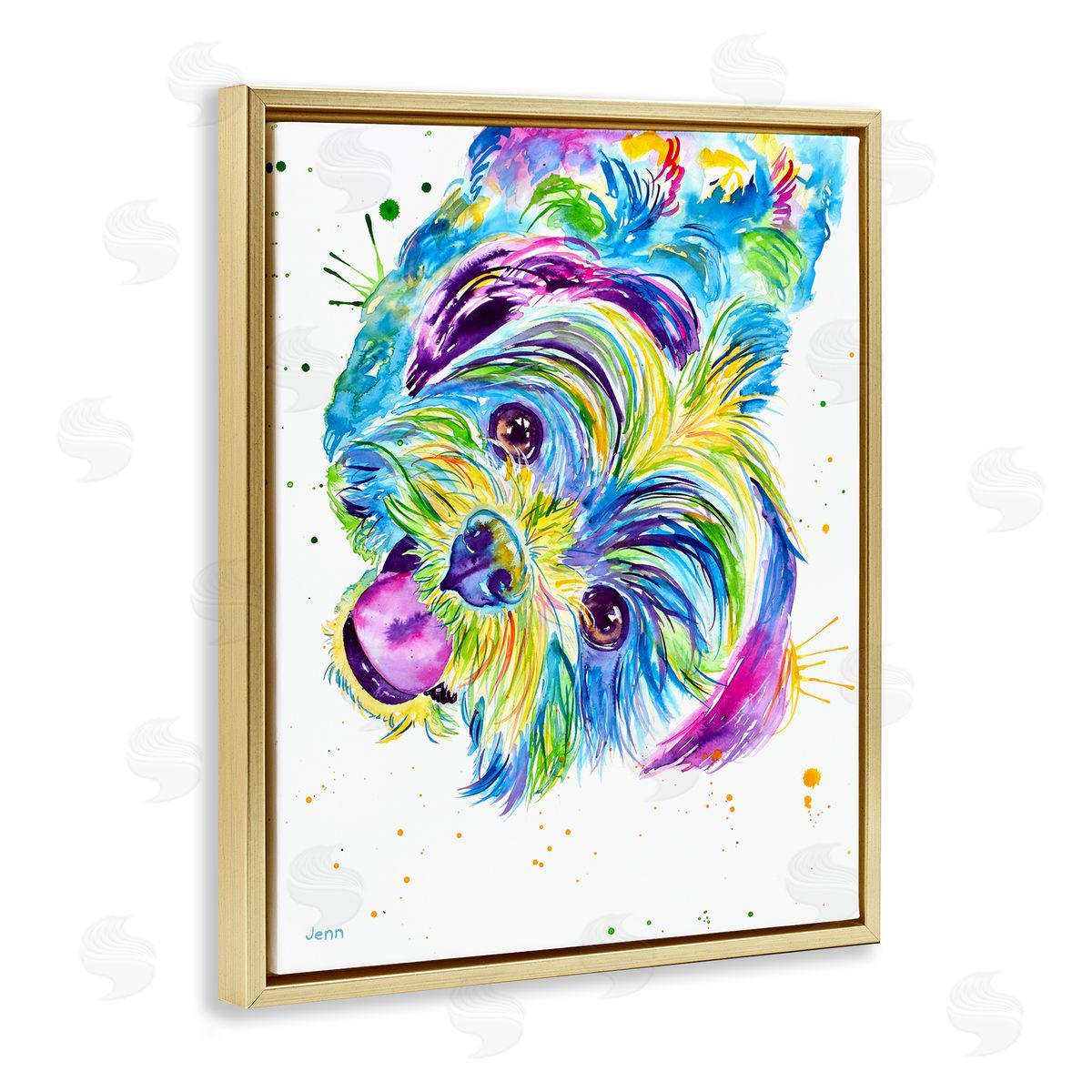 Jen Seeley Fun Vivid Shihtzu Puppy