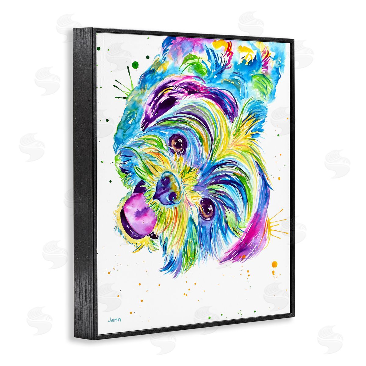Jen Seeley Fun Vivid Shihtzu Puppy