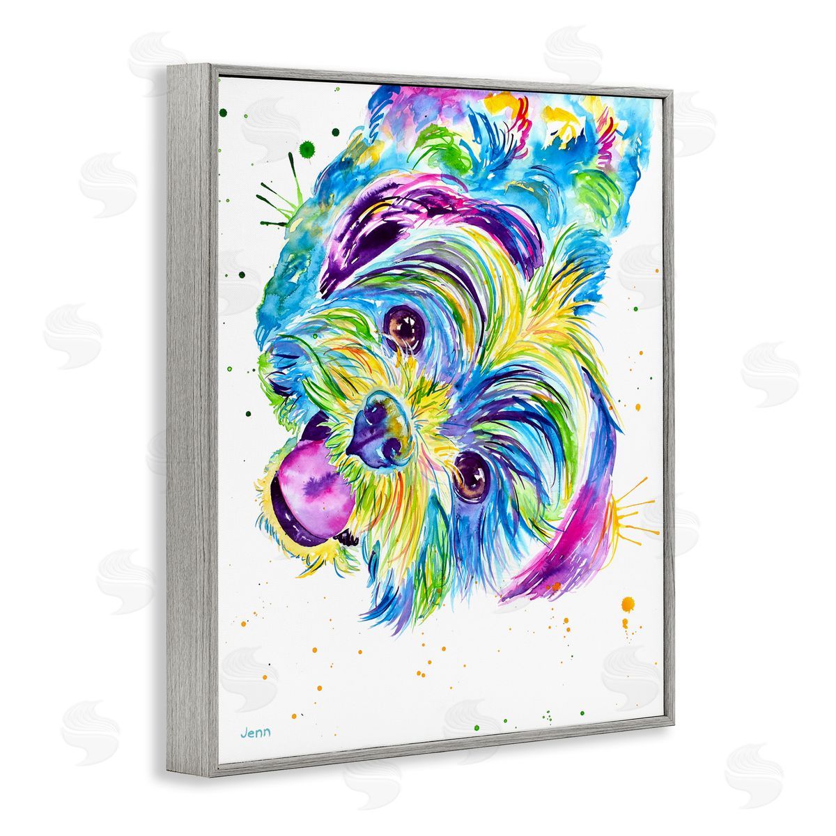 Jen Seeley Fun Vivid Shihtzu Puppy