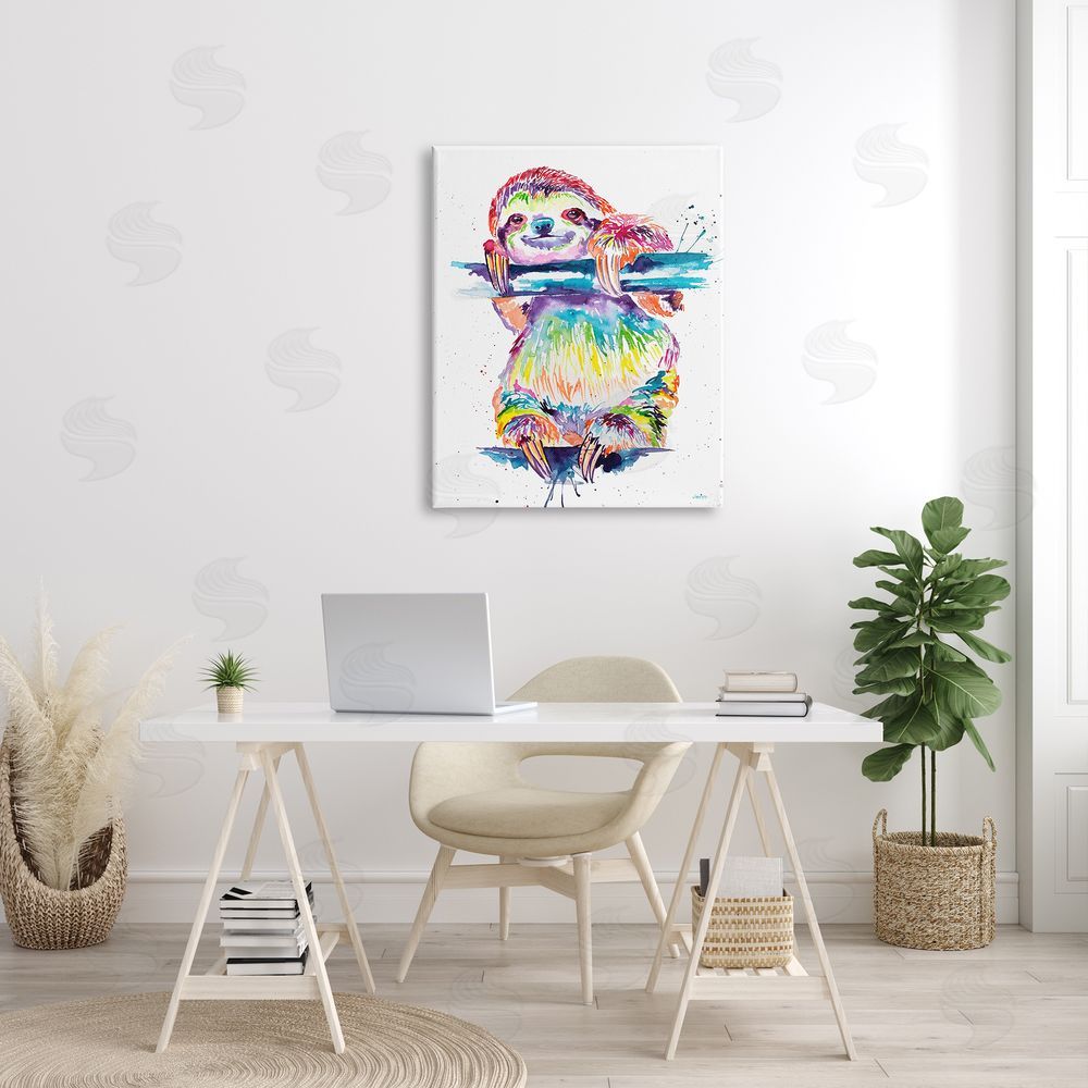 Jen Seeley Fun Rainbow Sloth Wildlife