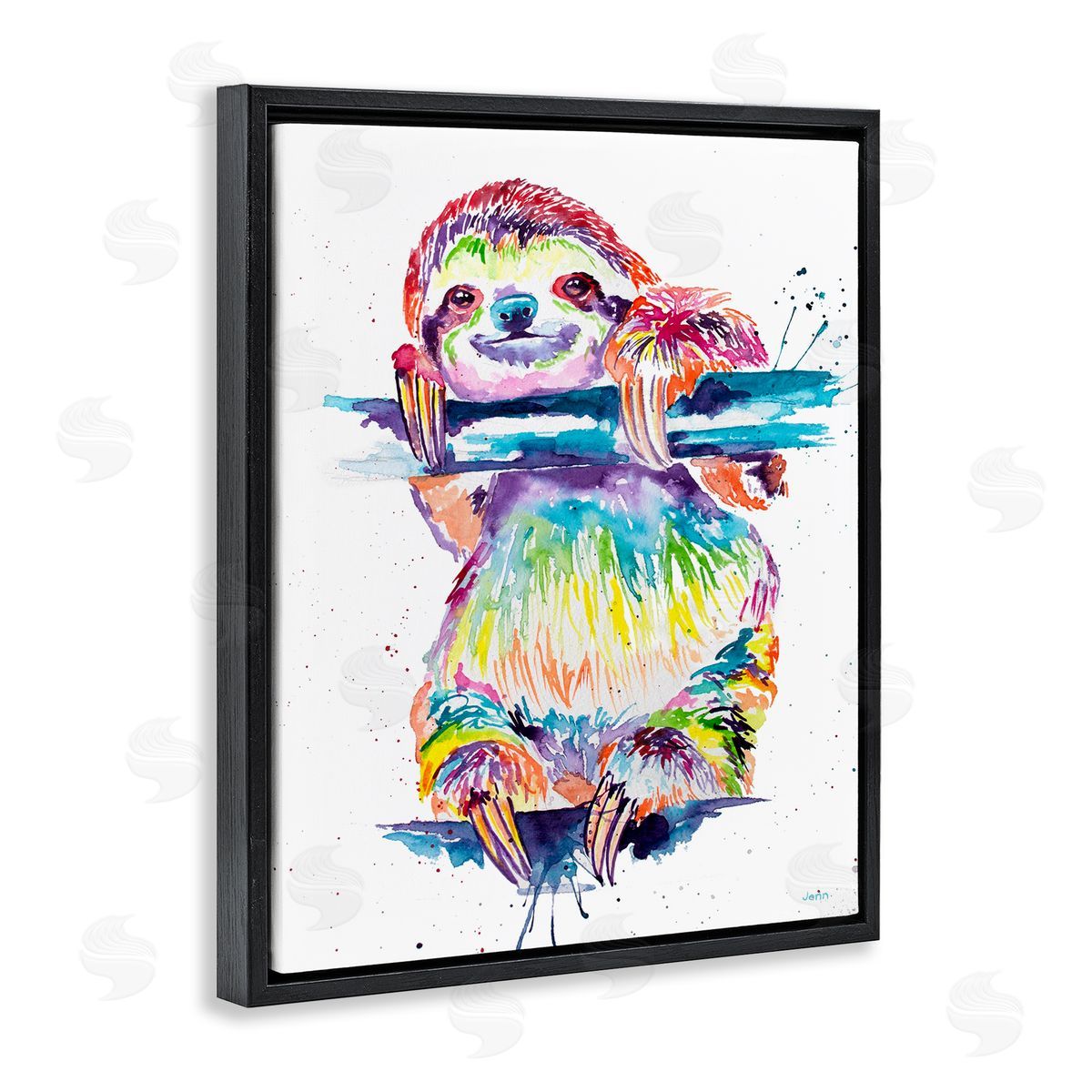 Jen Seeley Fun Rainbow Sloth Wildlife
