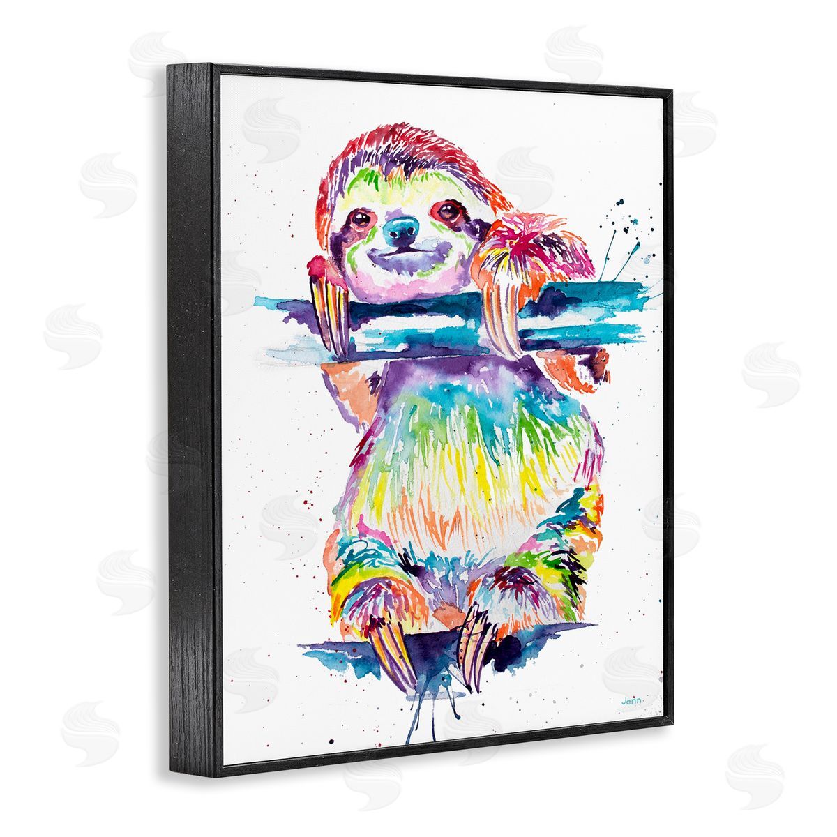 Jen Seeley Fun Rainbow Sloth Wildlife