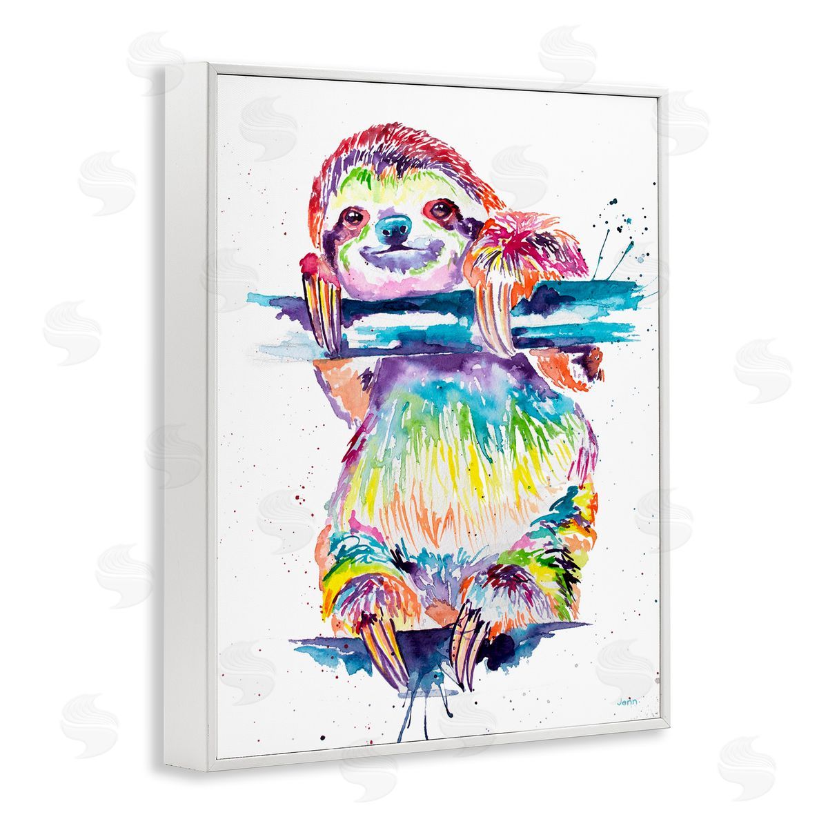 Jen Seeley Fun Rainbow Sloth Wildlife
