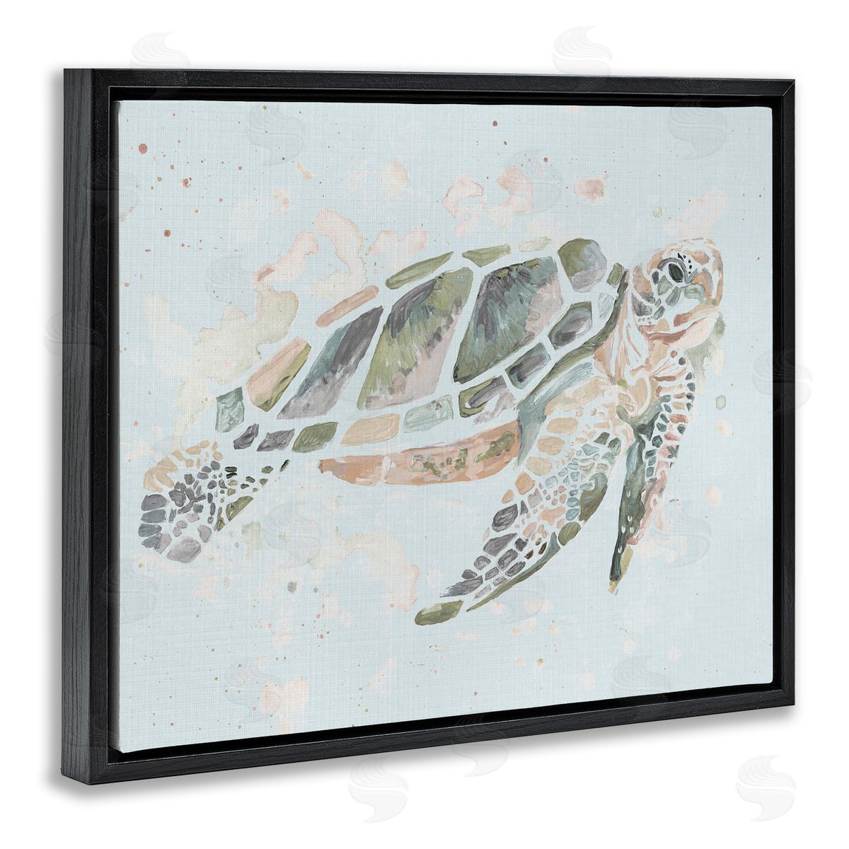 Chelsea Goodrich Tortoise Swimming Underwater Bubbles