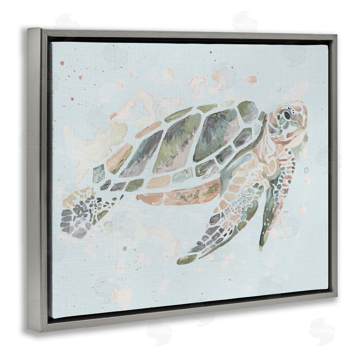 Chelsea Goodrich Tortoise Swimming Underwater Bubbles