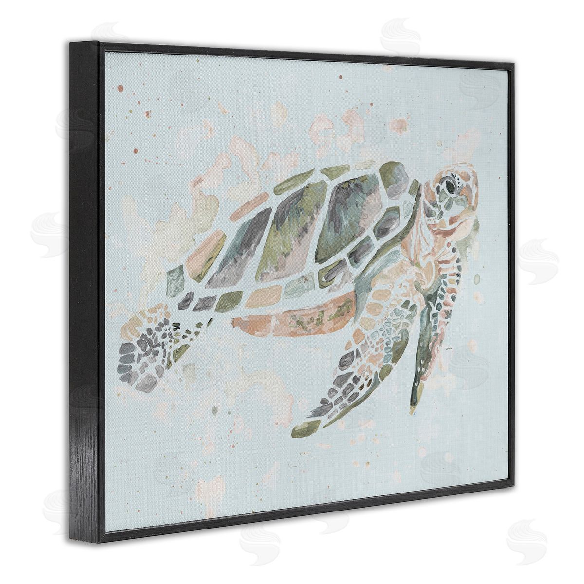 Chelsea Goodrich Tortoise Swimming Underwater Bubbles