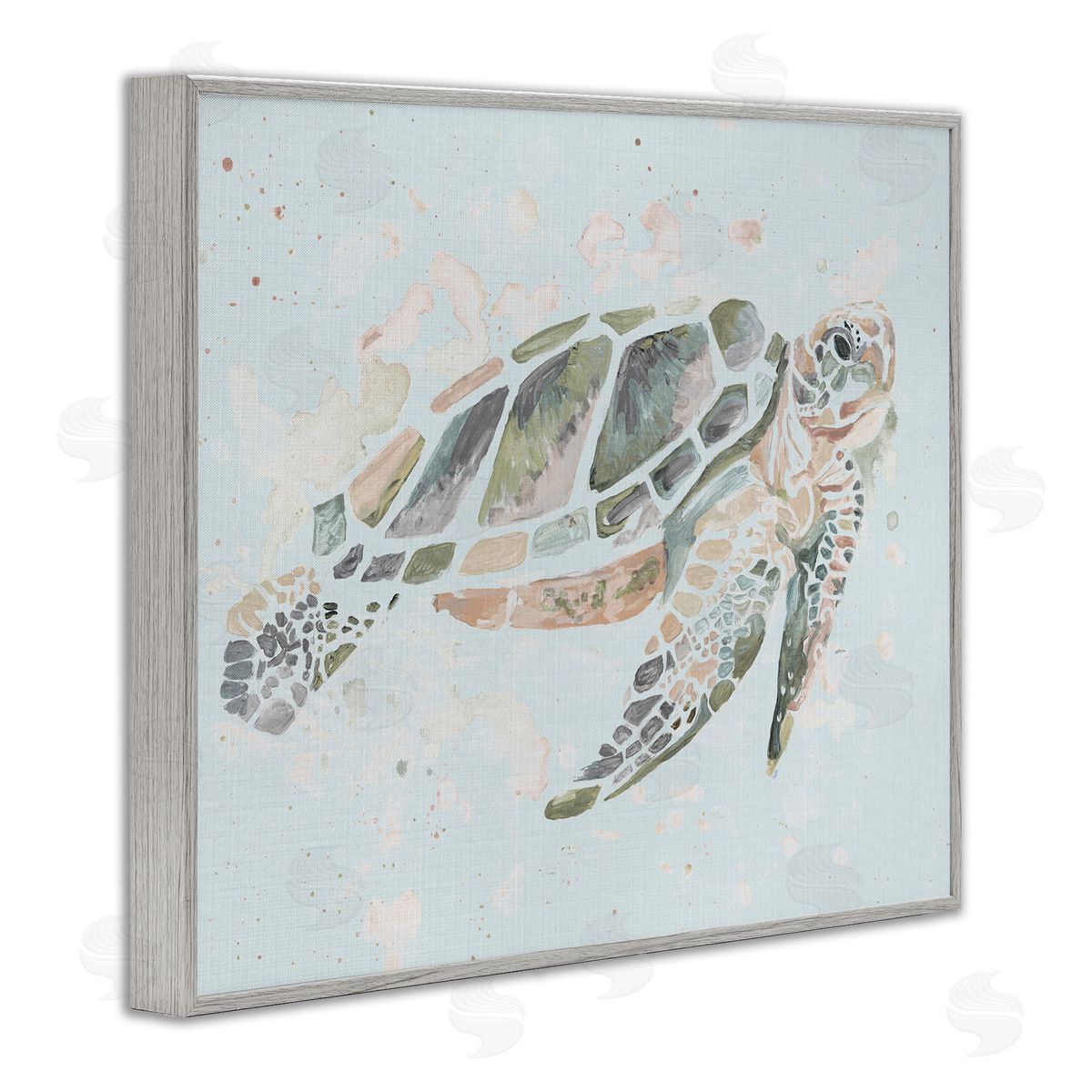 Chelsea Goodrich Tortoise Swimming Underwater Bubbles