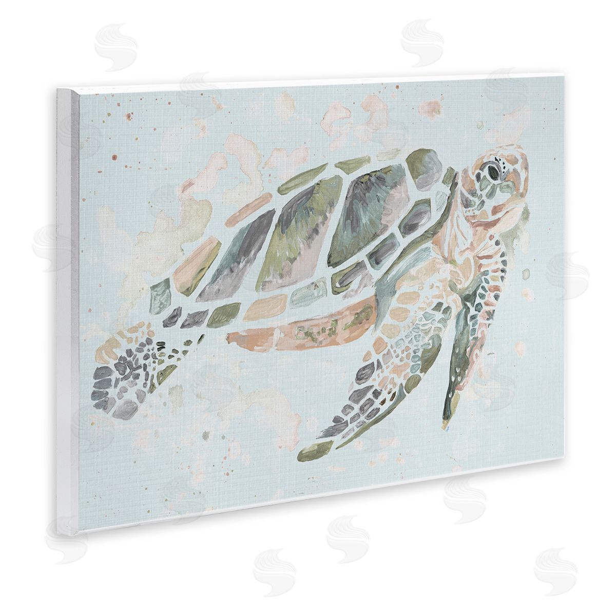 Chelsea Goodrich Tortoise Swimming Underwater Bubbles