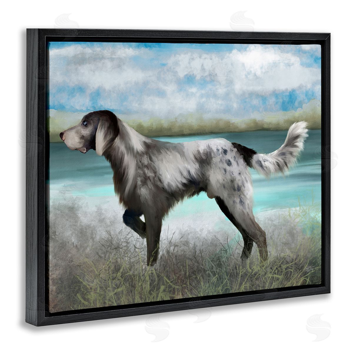 Elizabeth Medley Pointer Dog Lakeside Nature