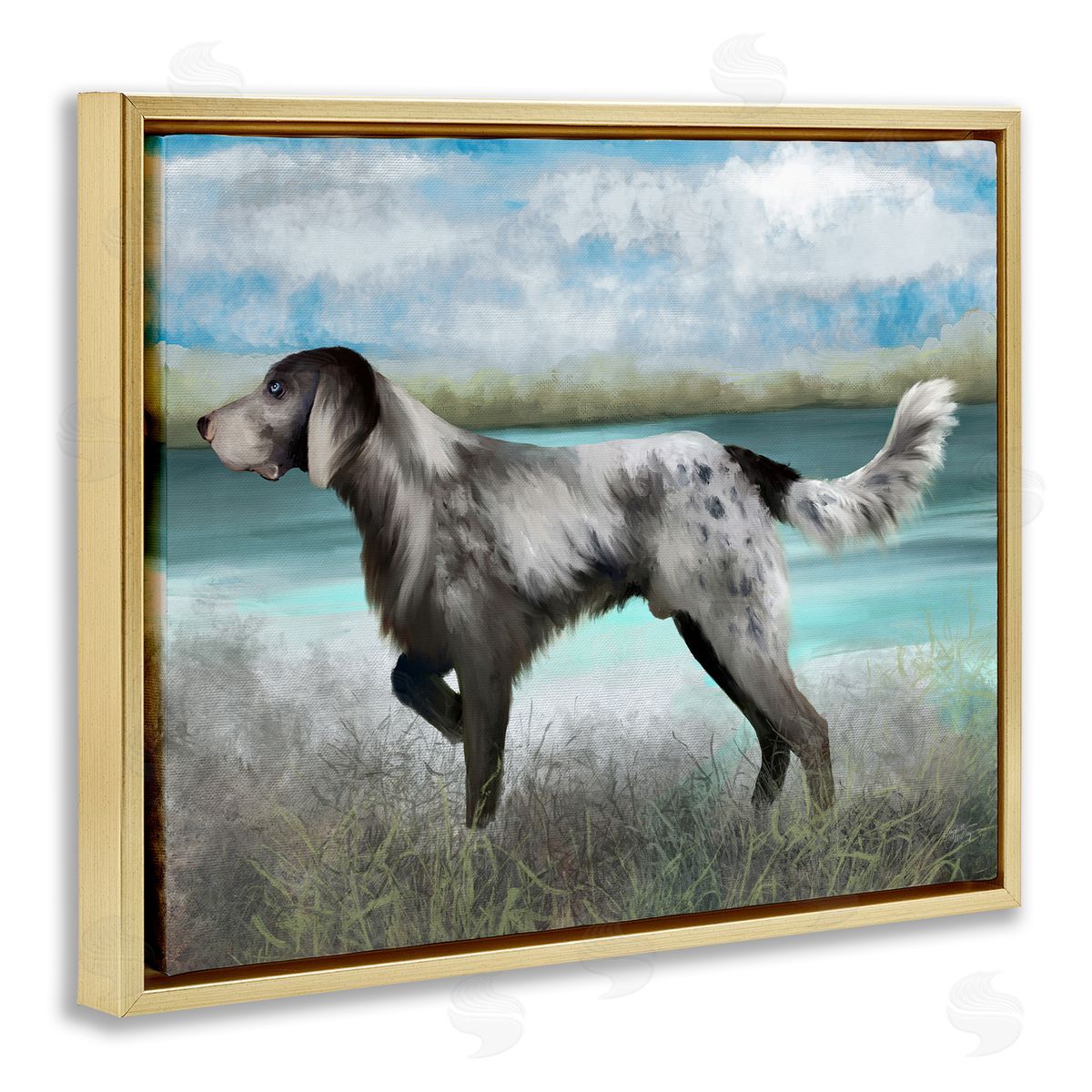 Elizabeth Medley Pointer Dog Lakeside Nature